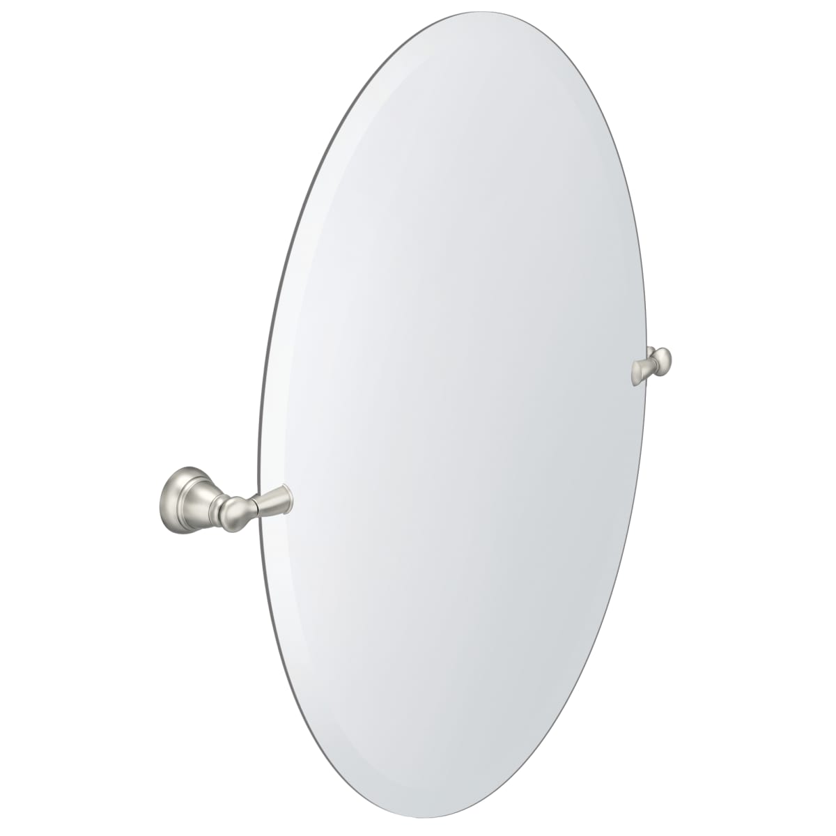 MOEN Moen Y2692BN Banbury 26 in. x 23 in. Frameless Pivoting Wall Mirror in Brushed Nickel