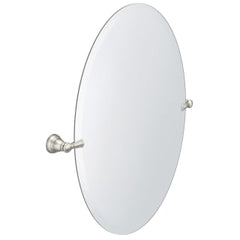 MOEN Moen Y2692BN Banbury 26 in. x 23 in. Frameless Pivoting Wall Mirror in Brushed Nickel