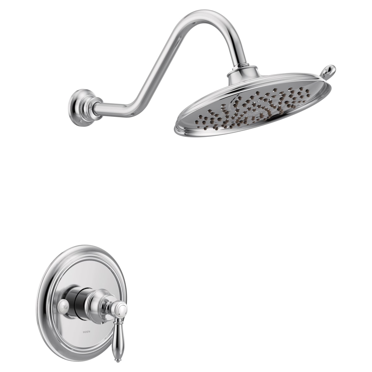 MOEN Moen UTS33102EP Weymouth M-CORE 3-Series 1-Handle Eco-Performance Shower Trim Kit in Chrome