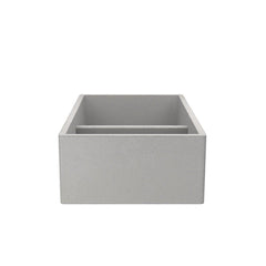NATIVE TRAILS Native Trails NSKD3321-A NativeStone 33 x 21 in. Concrete Double Bowl Farmhouse Kitchen Sink