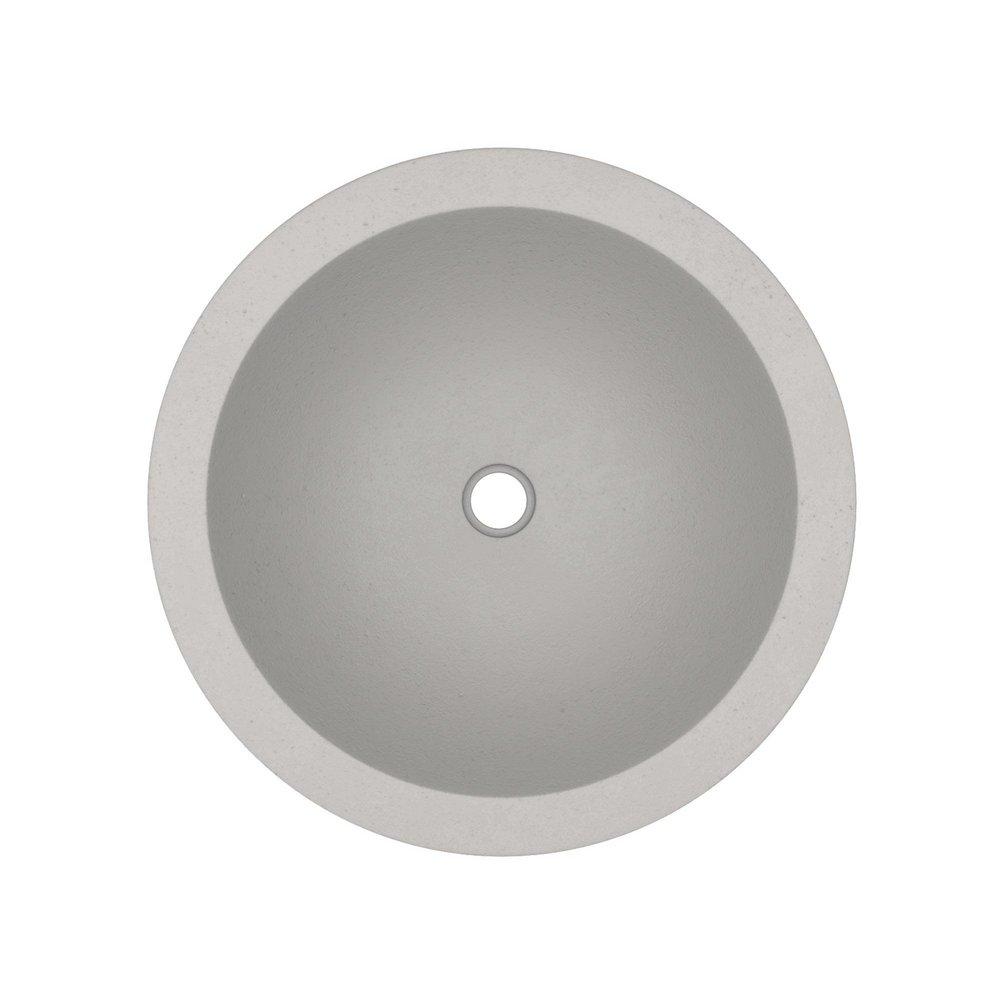 NATIVE TRAILS Native Trails NSL1705-A Morro 17 x 17 in. Round Vessel Mount Bathroom Sink in Ash