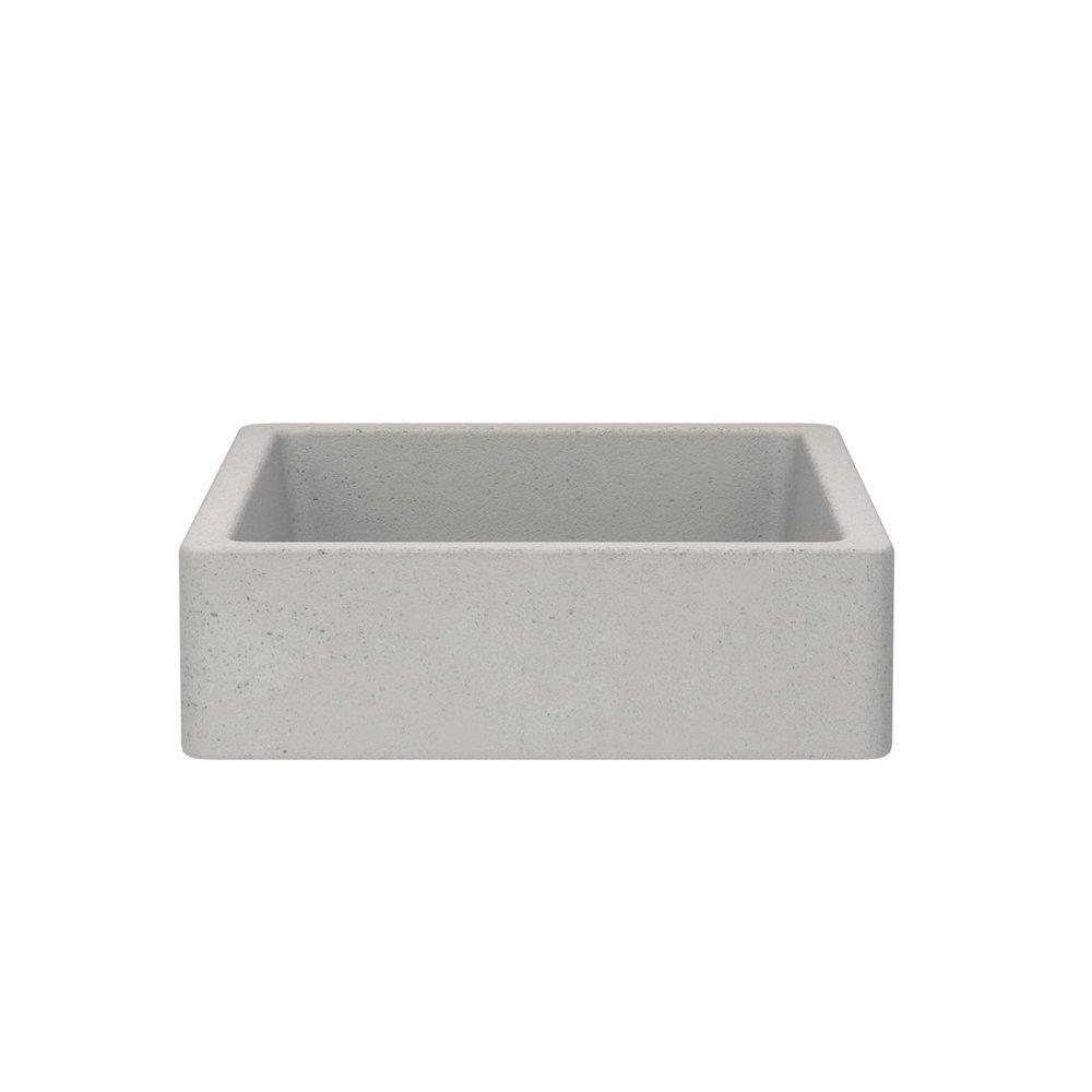 NATIVE TRAILS Native Trails NSL1915-A Nipomo 19-1/2 x 15 in. Rectangular Dual Mount Bathroom Sink in Ash