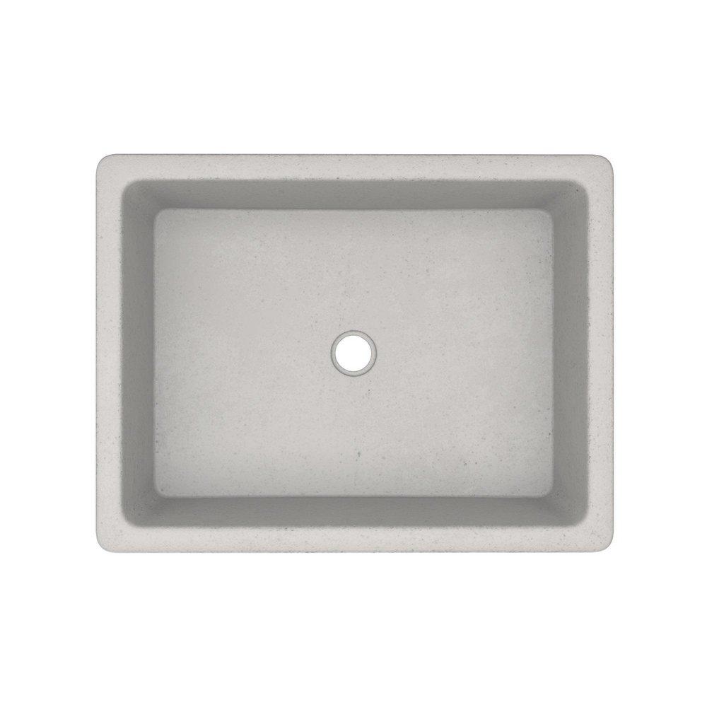 NATIVE TRAILS Native Trails NSL1915-A Nipomo 19-1/2 x 15 in. Rectangular Dual Mount Bathroom Sink in Ash