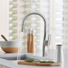 BLANCO Blanco 442678 Rivana Pull-Down Kitchen Faucet 1.5 GPM - PVD Steel