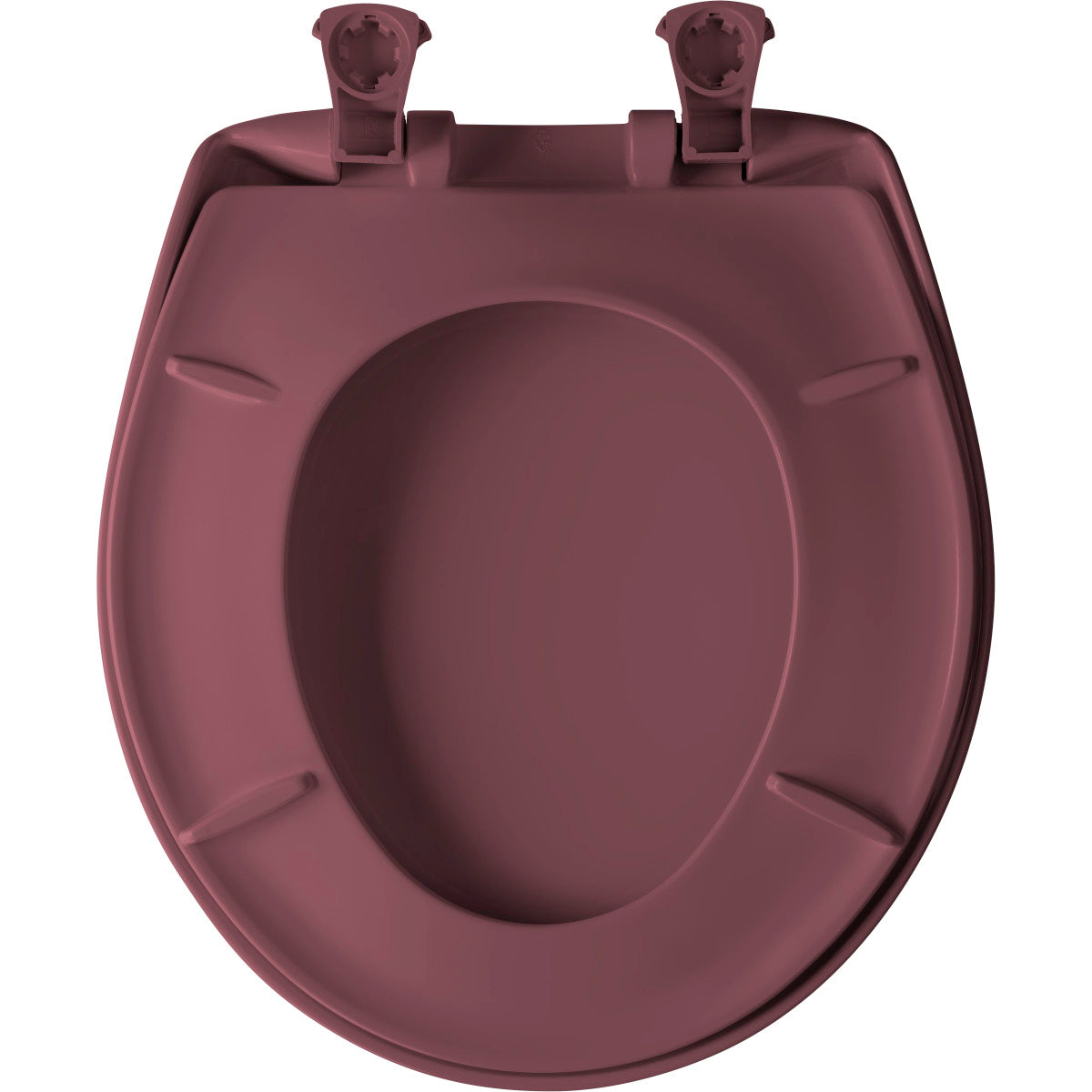 BEMIS Bemis 200SLOWT 343 Classic Colors Round Plastic Toilet Seat Raspberry