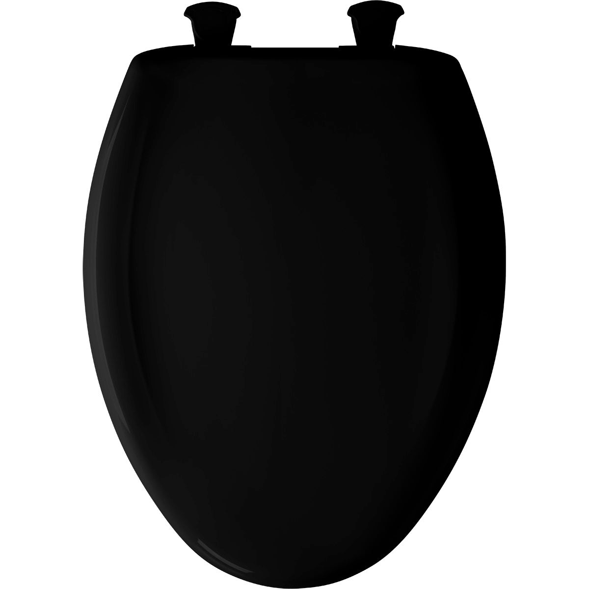 BEMIS Bemis 1200SLOWT 047 Elongated Plastic Toilet Seat in Black