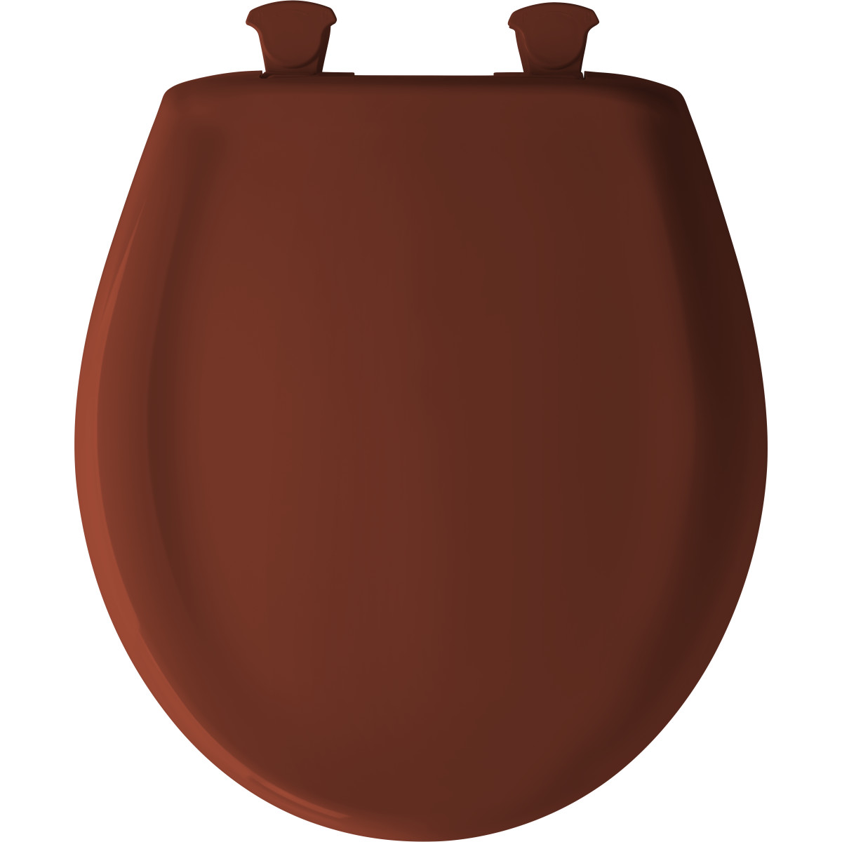 BEMIS Bemis 200SLOWT 153 Round Plastic Toilet Seat in Red with STA-TITE Seat Fastening System, Easy Clean and Whisper Close
