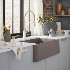 BLANCO Blanco 443113 Ikon 30 Apron Single Bowl Farmhouse Sink - Volcano Gray