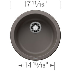 BLANCO Blanco 527416 Rondo Dual Mount Bar Sink - Volcano Gray