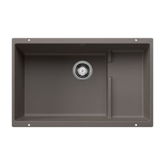 BLANCO Blanco 527415 Precis Cascade Super Single Kitchen Sink with Colander - Volcano Gray