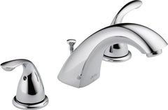 DELTA FAUCET Delta Faucet 3530LF-MPU Classic Two Handle Widespread Bathroom Sink Faucet in Chrome