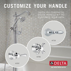 DELTA FAUCET Delta Faucet T4797-FL-LHP Cassidy Single Handle Floor Mount Filler