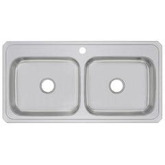 ELKAY Elkay CR43221 Celebrity Stainless Steel 43 x 22 x 6-7/8, Equal Double Bowl Drop-in Sink