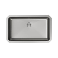 ELKAY Elkay ELUH281610PD Lustertone Classic Stainless Steel 30-1/2 x 18-1/2 x 10, Single Bowl Undermount Sink with Perfect Drain