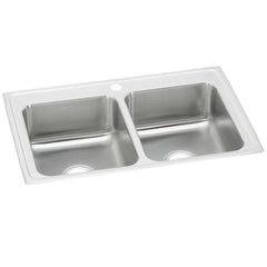 ELKAY Elkay PSR33221 Celebrity 33 x 22 x 7-1/2 1-Hole Equal Double Bowl Drop-in Sink