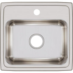 ELKAY Elkay LR19181 Lustertone 19 x 18 1 Hole Single Bowl Drop-in Sink
