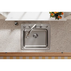 ELKAY Elkay LRAD2219655 Lustertone Classic Stainless Steel 22 x 19-1/2 x 6-1/2 Single Bowl Drop-in ADA Sink