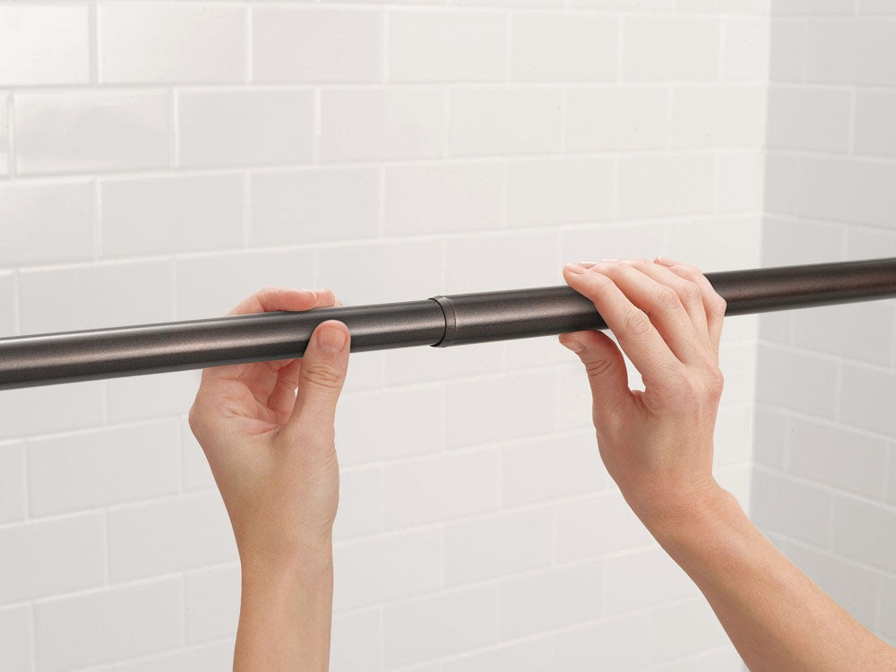 MOEN Moen TR1000OWB Tension Shower Rod Old World Bronze 44 to 72