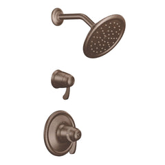 MOEN Moen TS3400ORB ExactTemp Two Handle Single Function Shower Faucet in Oil Rubbed Bronze (Trim Only)