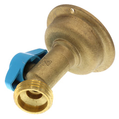 SHARKBITE CASH ACME 24630LF 1/2 Push-to-Connect x 3/4 MHT No-Kink 45 Deg Hose Bibb - Quarter Turn