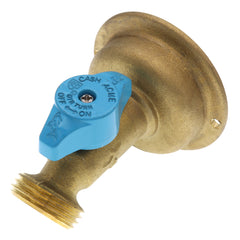 SHARKBITE CASH ACME 24630LF 1/2 Push-to-Connect x 3/4 MHT No-Kink 45 Deg Hose Bibb - Quarter Turn