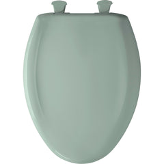 Bemis 1200SLOWT 455 Elongated Plastic Toilet Seat in Seafoam