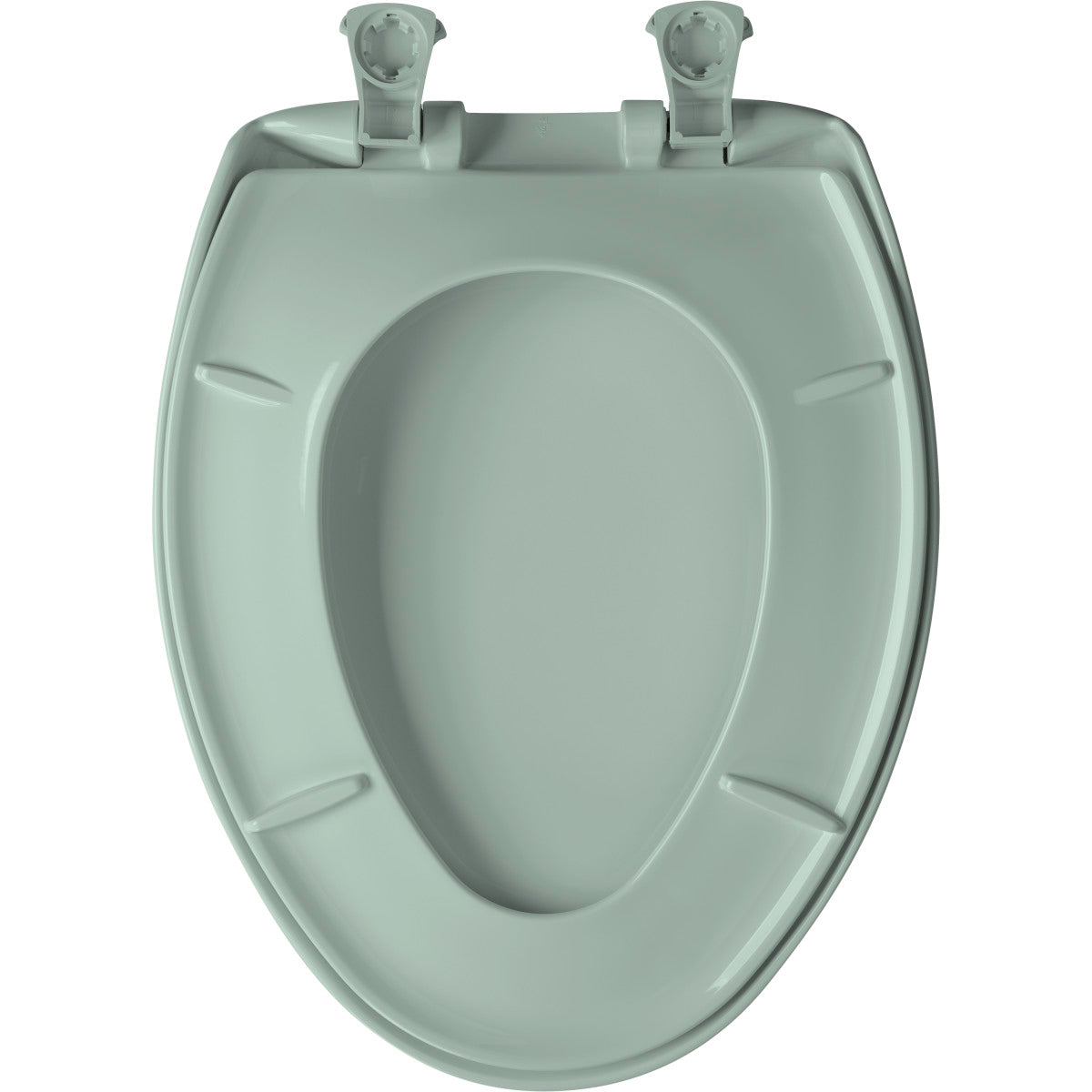BEMIS Bemis 1200SLOWT 455 Elongated Plastic Toilet Seat in Seafoam
