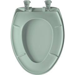 Bemis 1200SLOWT 455 Elongated Plastic Toilet Seat in Seafoam