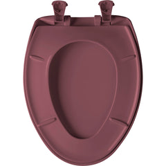 Bemis 1200SLOWT 343 Elongated Plastic Toilet Seat in Raspberry