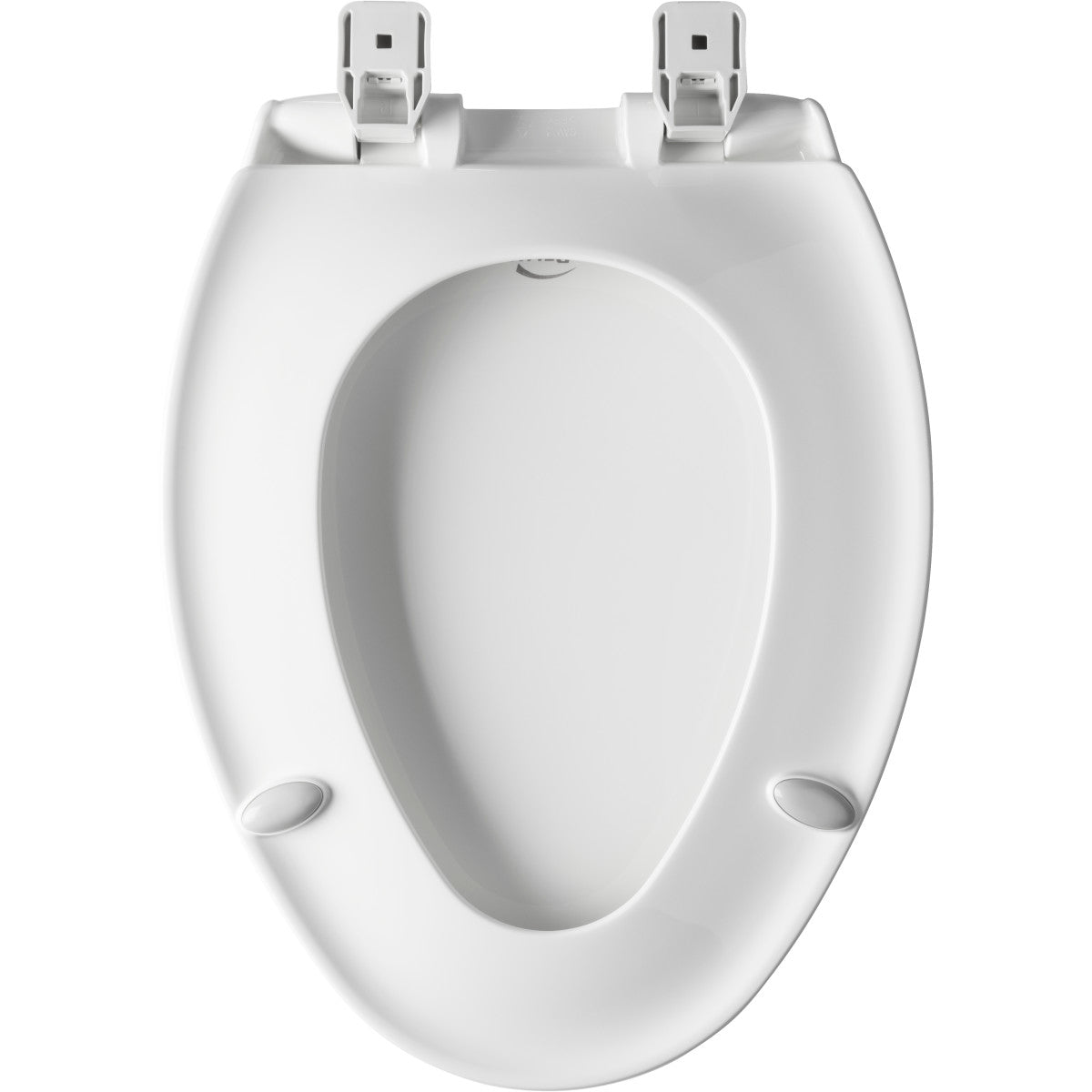 BEMIS Bemis 1100E2 000 Kennan Elongated Plastic Toilet Seat White