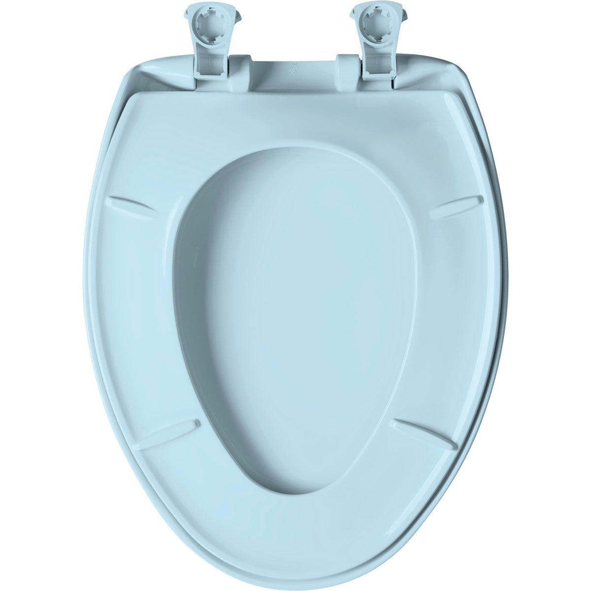 BEMIS Bemis 1200SLOWT 464 Elongated Closed Front Toilet Seat in Dresden Blue