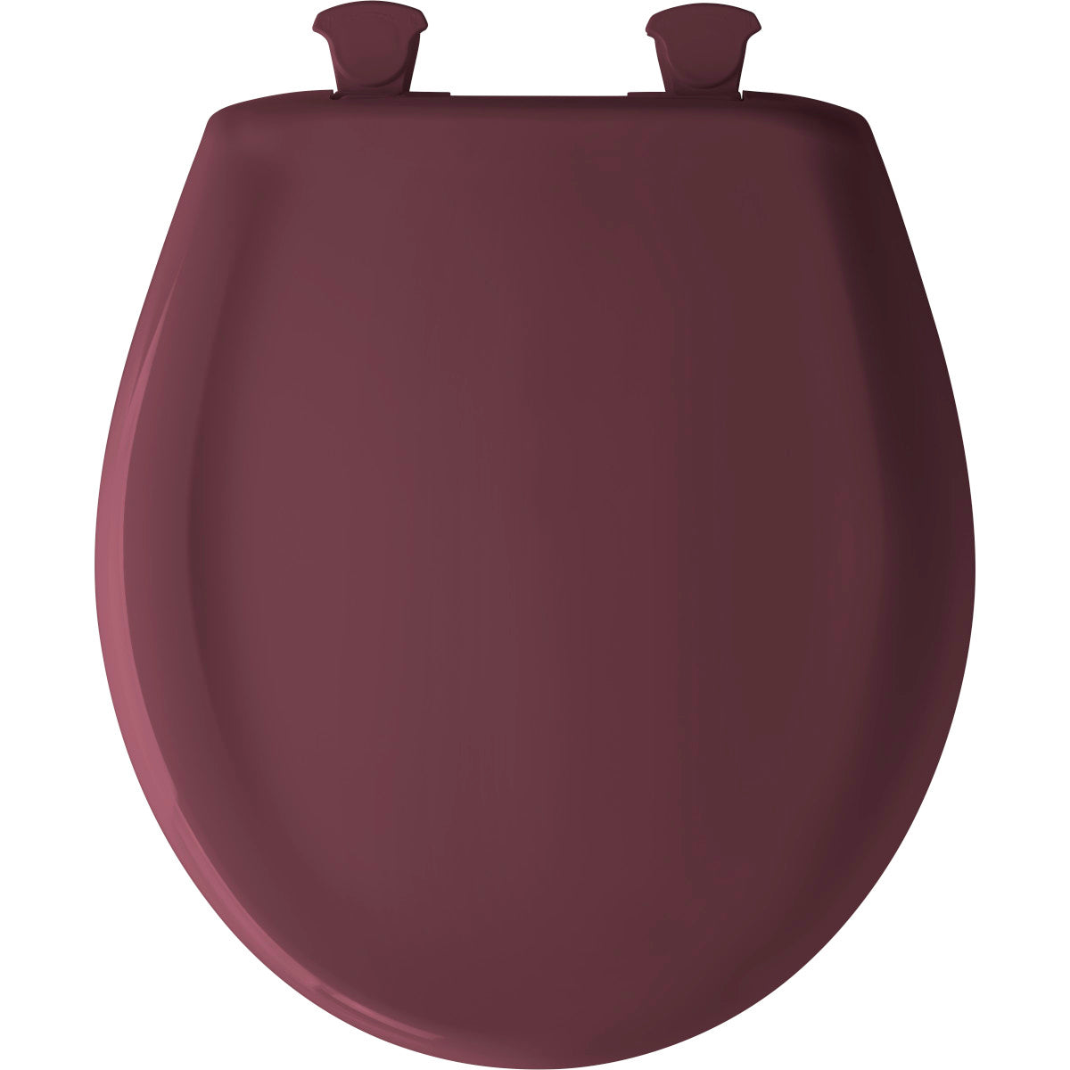 BEMIS Bemis 200SLOWT 373 Classic Colors Round Plastic Toilet Seat in Loganberry