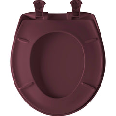 BEMIS Bemis 200SLOWT 373 Classic Colors Round Plastic Toilet Seat in Loganberry