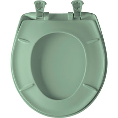 BEMIS Bemis 200SLOWT 035 Round Plastic Toilet Seat in Sea Green