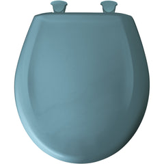 BEMIS Bemis 200SLOWT 064 Round Plastic Toilet Seat in Regency Blue