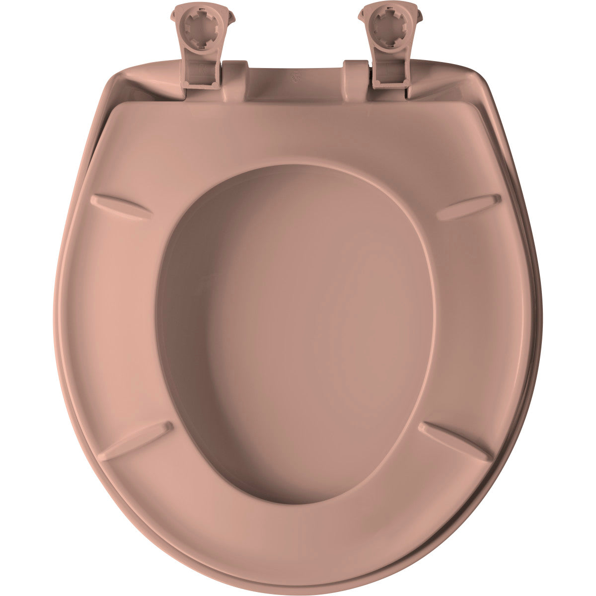 BEMIS Bemis 200SLOWT 243 Round Plastic Toilet Seat in Wild Rose