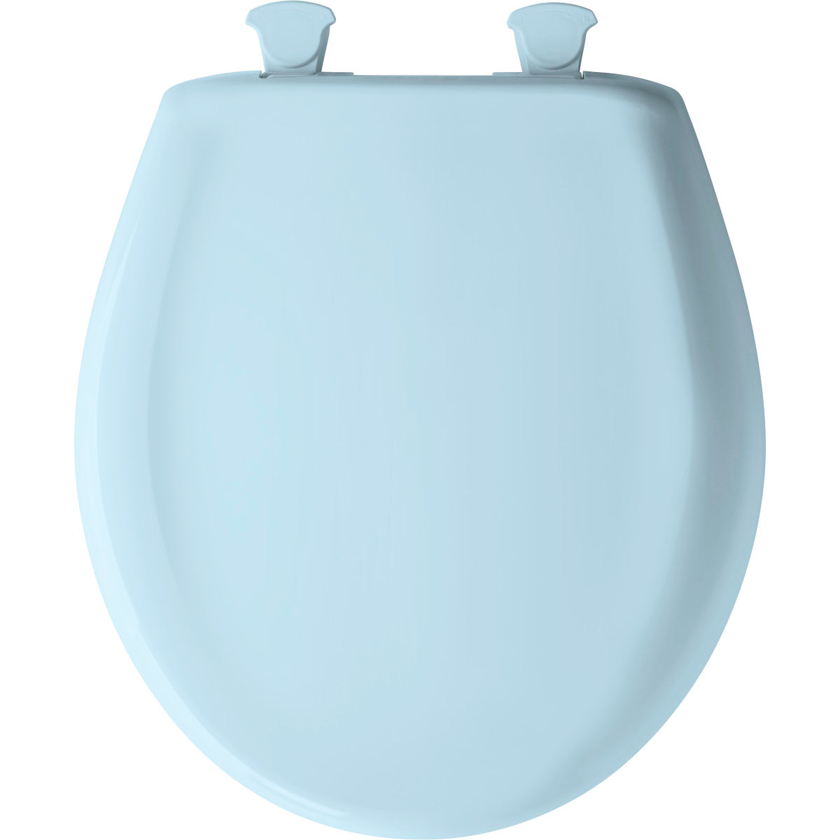 BEMIS Bemis 200SLOWT 464 Whisper-Close Round Closed Front Toilet Seat with Cover in Dresden Blue