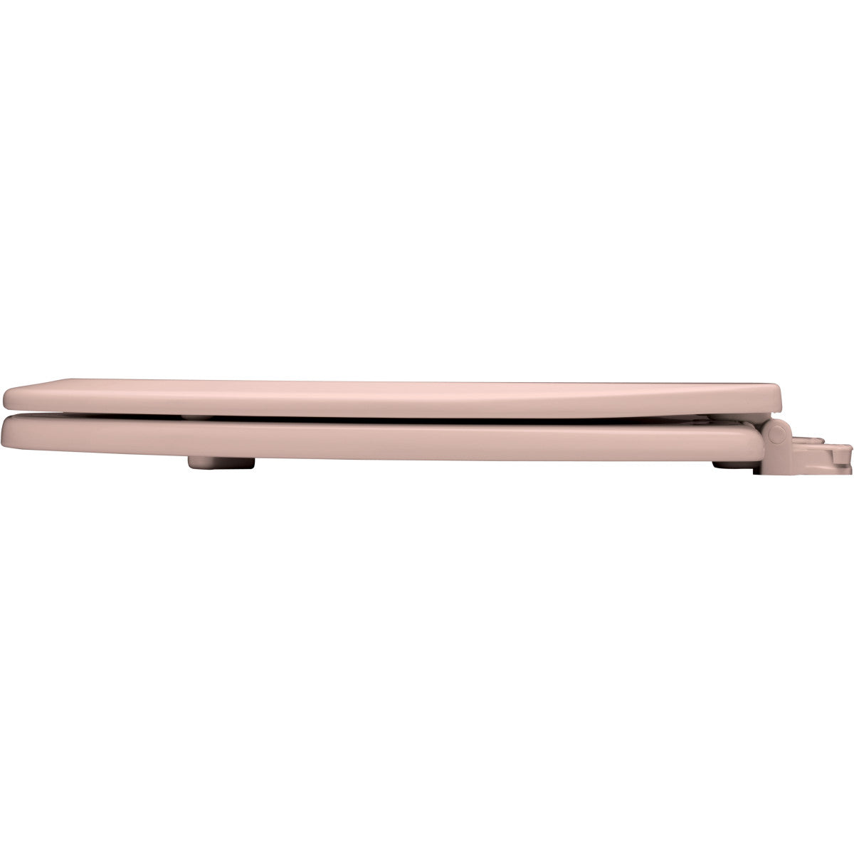 BEMIS Bemis 500EC 063 Round Enameled Wood Toilet Seat in Venetian Pink