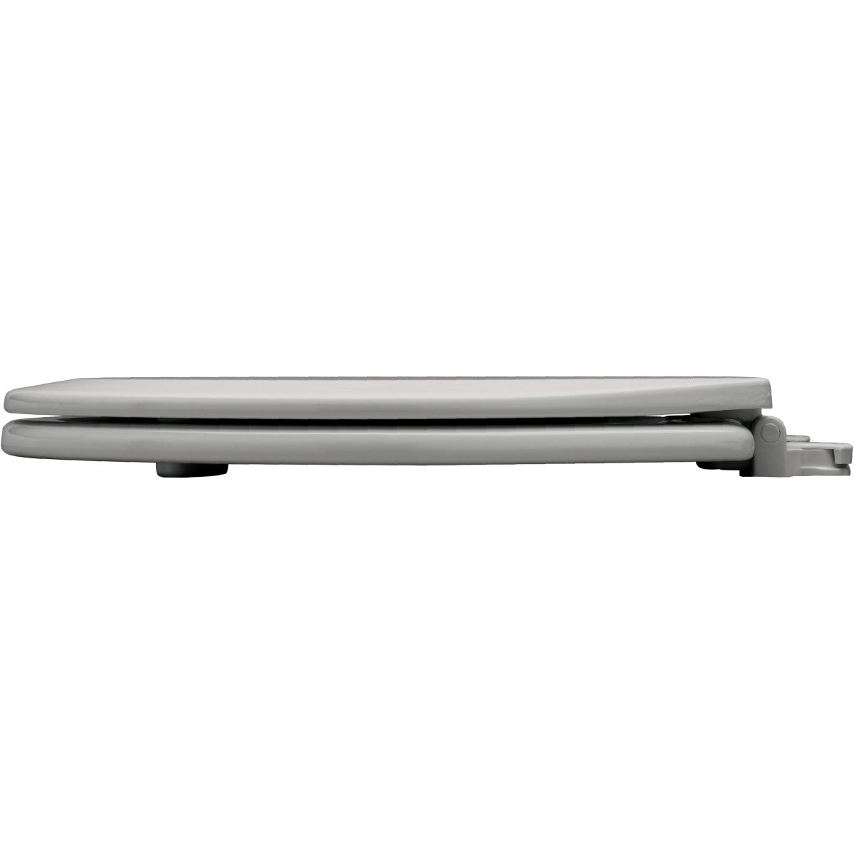 BEMIS Bemis 1500EC 162 Elongated Closed Front Toilet Seat with Cover in Silver