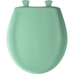 BEMIS Bemis 200SLOWT 165 Round Toilet Seat with Cover in Ming Green