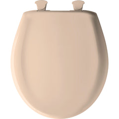 Bemis 200SLOWT 643 Whisper-Close Round Closed Front Toilet Seat in Desert Bloom