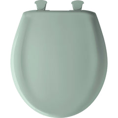 Bemis 200SLOWT 455 Round Plastic Toilet Seat in Seafoam