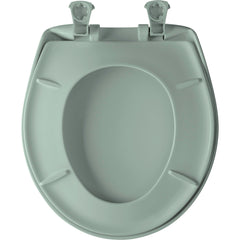 Bemis 200SLOWT 455 Round Plastic Toilet Seat in Seafoam
