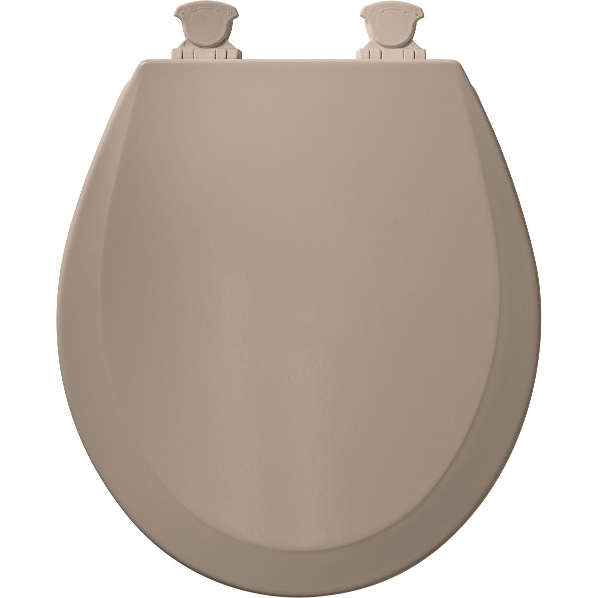 BEMIS Bemis 500EC 068 Round Closed Front Toilet Seat with Cover in Fawn Beige
