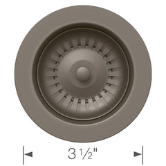 BLANCO Blanco 203451 Color-Coordinated Metal Waste Flange - Volcano Gray