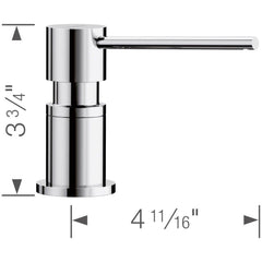 BLANCO BLANCO 402298 Lato Soap Dispenser - Chrome
