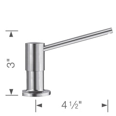 BLANCO BLANCO 402672 Torre Soap Dispenser - PVD Steel