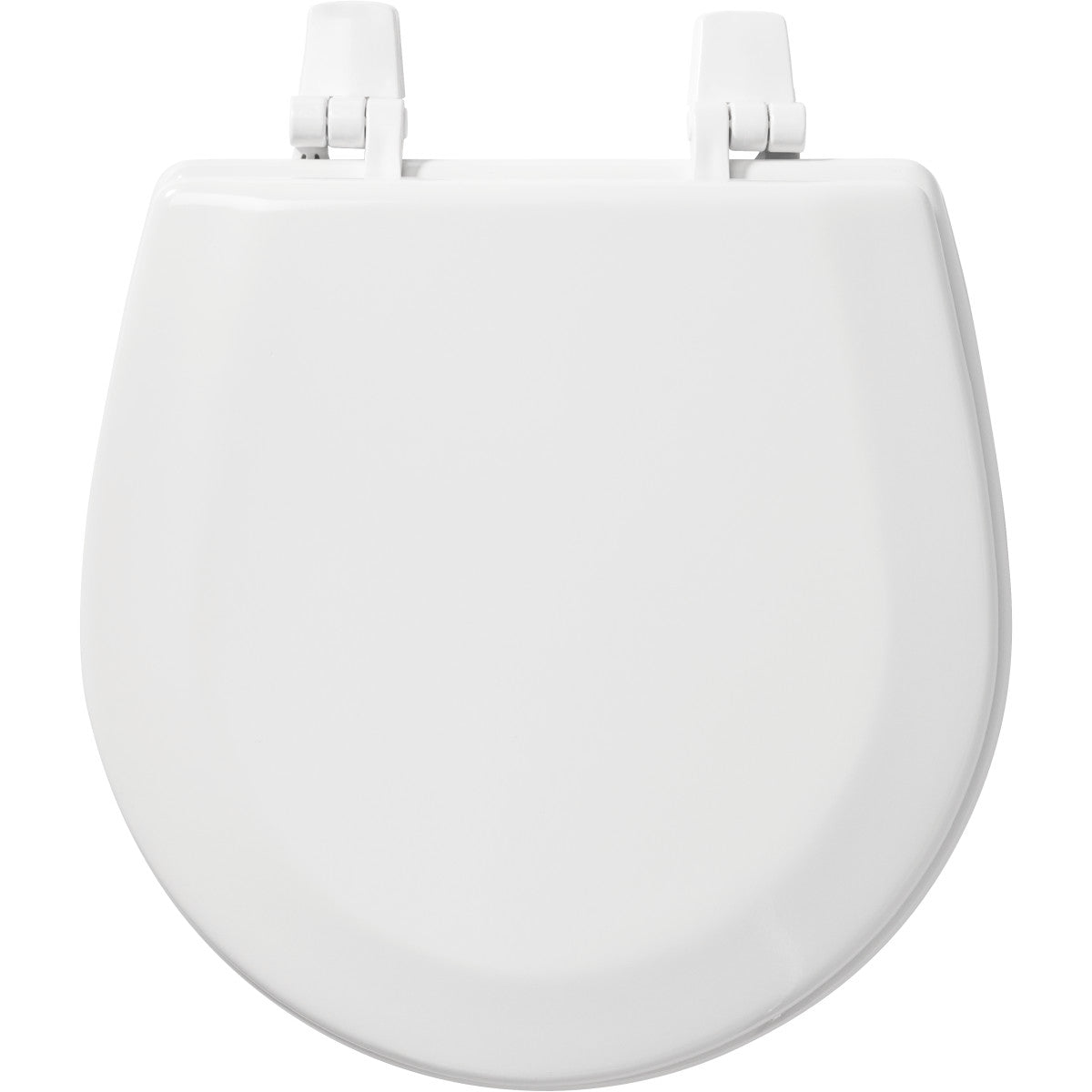 BEMIS Bemis TC50TTA 000 Marine Bowl Enameled Wood Toilet Seat in White with Top-Tite Hinge