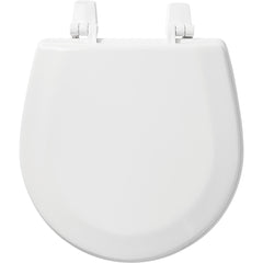 BEMIS Bemis TC50TTA 000 Marine Bowl Enameled Wood Toilet Seat in White with Top-Tite Hinge