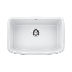BLANCO BLANCO 442551 Valea 27 x 18 in. No Hole Composite Single Bowl Undermount Kitchen Sink in White